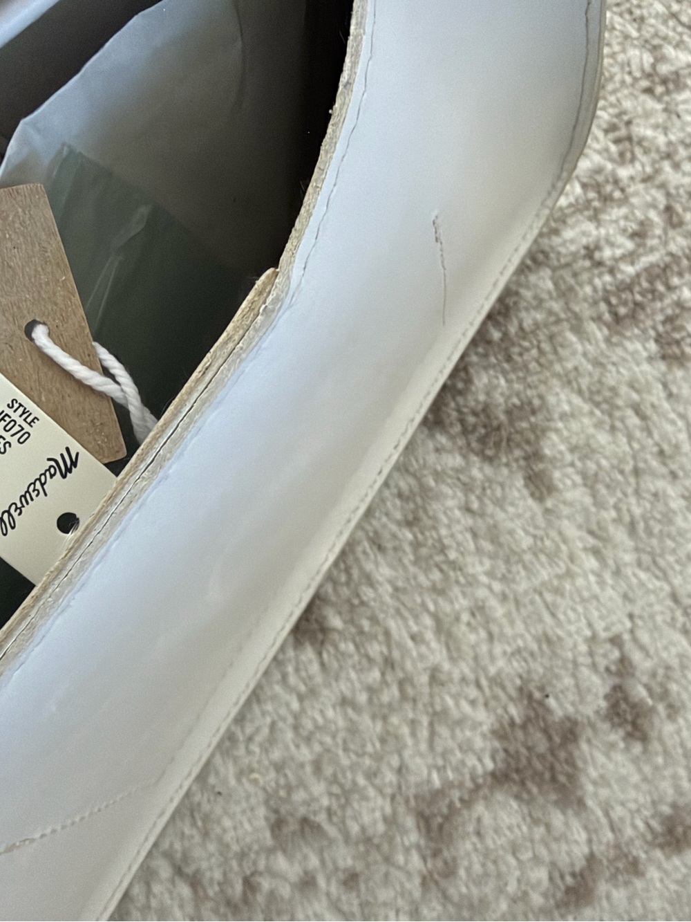 Women’s Madewell White Leather Shoulder Bag - Picture 2 of 2